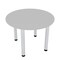 Skutchi Designs 42 in W, 42 in L, 29 in H, Engineered Wood Top, Grey HAR-RD-42-POST-XD01 - alternate 1